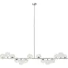 Image de Kare Scala Balls Suspension en verre Argenté XL 14 abat-jour 138 x 155 x 28 cm