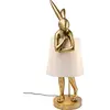 Image de Kare Lampe de table design Animal Rabbit Doré/rose (H x l x P) 88 x 30,5 x 30,5 cm