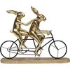 Image de Kare Objet Tandem Rabbits Déco 34 cm Métal 34 x 42,5 x 10,5 cm