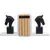 Image de Kare Lot de 2 serre-livres en plastique Motif cheval 21 x 36 x 8 cm