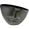 Image de Kare Vase design demi-face - Anthracite - Vase décoratif pour fleurs - Vase de table - 31 cm