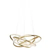 Image de Kare Design 60715-P Grande lampe suspendue, doré, 75 x 75 x 120 cm