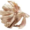 Image de Kare Figurine décorative design Betta Fish - Doré - Accessoire de décoration - Motif poisson - Pour salon, couloir, chambre à coucher - 57 x 63 x 34 cm (H x l x P)
