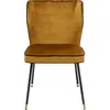 Image de Chaise Irina velours ocre Kare Design