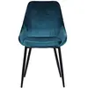 Image de Chaise East Side velours bleu-vert Kare Design