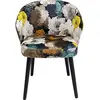 Image de Kare Design Chaise avec accoudoirs Pivoines Jaunes