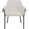 Image de Kare Bess Fauteuil à accoudoirs en polyuréthane Crème 84,5 x 70 x 62,5 cm