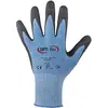 Image de OPTI FLEX HANTING Lot de 12 paires de gants en micro-mousse nitrile avec revêtement en polyuréthane Bleu/noir