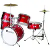 Image de Dimavery JDS-305 compleet 5-delig kinderdrumstel rood