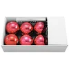 Image de Euro Palms Lot de 6 boules de Noël LED Rouge 6 cm