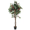 Image de Euro Palms 82600127 Touffe 180 cm 1 pièce Camelia, Rouge