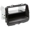 Image de ACV Electronic Façade d'autoradio double DIN avec compartiment pour Kia Carens (RP) à partir de 03/2013 Noir