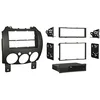 Image de ACV Electronic Façade d'autoradio double DIN avec compartiment de rangement pour Mazda 2 à partir de 2007 Noir