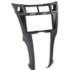 Image de Façade d'autoradio double DIN RB pour Toyota Yaris 2006->2011 noir/noir