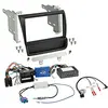 Image de Kit de montage avec adaptateur de volant pour autoradio double DIN dans Audi R8 (2006-2015) - Noir