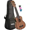 Image de Cascha HH2026E Premium Mahogany E/A sopraan ukelele set