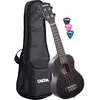Image de Cascha HH 2305 Premium Mahogany tenor ukelele set zwart