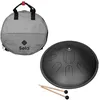 Image de Melody Tongue Drum en D Kurd avec sac de transport 14" Noir