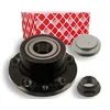 Image de febi bilstein 40017 Kit de roulement de roue avec moyeu de roue, écrou d'essieu et capuchon anti-poussière