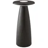 Image de SIGOR Nuflair Lampe de table LED à intensité variable avec vase à fleurs intégré pour l'intérieur et l'extérieur, protection IP54, hauteur 24 cm, rechargeable avec easy-connect puk, autonomie 12 h,