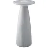 Image de SIGOR Nuflair Lampe de table LED sans fil à intensité variable avec vase à fleurs intégré pour l'intérieur et l'extérieur, protection IP54, hauteur 24 cm, rechargeable avec easy-connect puk, autonomie