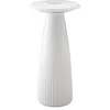 Image de SIGOR Nuflair Lampe de table LED à intensité variable avec vase à fleurs intégré pour l'intérieur et l'extérieur, protection IP54 contre les projections d'eau, hauteur 24 cm, rechargeable avec