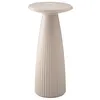 Image de Sigor Nuflair Lampe de table LED à intensité variable avec vase à fleurs intégré pour l'intérieur et l'extérieur, IP54, protection contre les projections d'eau, hauteur 24 cm, rechargeable avec