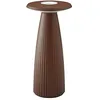 Image de SIGOR Nuflair Lampe de table LED sans fil à intensité variable avec vase à fleurs intégré pour l'intérieur et l'extérieur, protection IP54, hauteur 24 cm, rechargeable avec easy-connect puk, autonomie