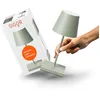 Image de SIGOR Nuindie mini - Petite lampe de table LED à intensité variable - Pour l'intérieur et l'extérieur - Protection IP54 contre les éclaboussures - Hauteur : 25 cm - Rechargeable avec USB-C - Durée