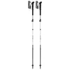 Image de LEKI Skytera FX Carbon SL Bâtons de marche pliables réglables et légers pour randonnée, emballage rapide et alpinisme, blanc/noir-orange, 110-130 cm