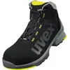 Image de Uvex 1 botte de sécurité S2 S1 SRC ESD   Citron noir, taille 46, Noir, 46 EU