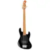 Image de Sadowsky MetroExpress Vintage M Bass Roasted Maple Solid Black High Polish 5-snarige elektrische basgitaar met gig