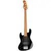 Image de Sadowsky MetroExpress Vintage M Bass Roasted Maple Solid Black High Polish linkshandige 5-snarige basgitaar met gigbag