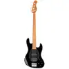 Image de Sadowsky MetroExpress Vintage M/J Bass Roasted Maple Solid Black High Polish elektrische basgitaar met gigbag