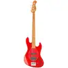 Image de Sadowsky MetroExpress Vintage M/J Bass Roasted Maple Solid Candy Apple Red Metallic High Polish basgitaar met gigbag