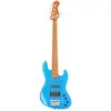Image de Sadowsky MetroExpress Vintage M/J Bass Roasted Maple Solid Ocean Blue Metallic High Polish 5-snarige basgitaar met gigbag