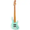 Image de Sadowsky MetroExpress 24-5 Modern Roasted Maple Solid Sage Green Metallic High Polish 5-snarige basgitaar met gigbag