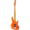 Image de Sadowsky MetroExpress 24-fret Modern Roasted Maple Solid Candy Apple Orange Metallic High Polish elektrische basgitaar met gigbag