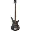 Image de Warwick RockBass Corvette $$ 4-String Nirvana Black Transparent Satin elektrische basgitaar met gigbag