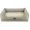 Image de Nobby Lit confortable orthopédique rectangulaire Calbu, beige, 71 x 56 x 16 + 5 cm.