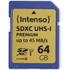 Image de Intenso Carte mémoire SDXC UHS-I 64 Go Classe 10 Bleu