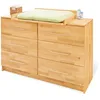 Image de Pinolino Natura Table à langer extra large en bois massif avec plateau amovible en hêtre huilé