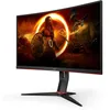 Image de AOC Gaming CQ27G2S   Moniteur incurvé QHD 27 ", FreeSync Premium (2560 x 1440, 165 Hz, HDMI 2.0, DisplayPort 1.2) Noir/rouge
