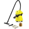 Image de Kärcher WD 3 Aspirateur Sec et Humide 17 L, 1 000 W (1.629-821.0), Courant Sans Contrôle d'Allumage, Plastique, 1000 W - Deux Tubes d'Aspiration Rigides, 2 Buses, Filtre, Sac, Tuyau de 2 m