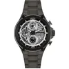 Image de JACQUES LEMANS Homme Analogique Quartz Montre avec Bracelet en Acier Inoxydable mid-39609, Noir