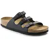 Image de Birkenstock Femme Florida Birko-Flor Softfootbed Sandale, Noir, 37 EU Étroit
