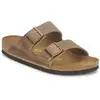 Image de Birkenstock Arizona, Sandales pour les Hommes, Étroit, Marron Tabacco Brown, 46 EU