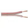 Image de Wentronic LSK 2X2,5 Câble enceinte Rouleau de 50 m Profil 2x 2,5 mm² Transparent (Import Allemagne)