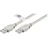 Image de Goobay 50796 Câble Hi-Speed USB 2.0, Gris, Type A, 2m Longueur