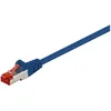 Image de GOOBAY Cat 6-100 SSTP PIMF Blue 1m câble de réseau Bleu - Câbles de réseau (1 m, RJ-45, RJ-45, Bleu)